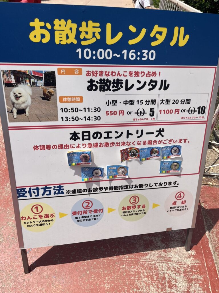 わんわん動物園お散歩レンタル